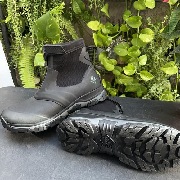 NEW Original Muck Boot Company Men\'s Apex Mid Zip Ankle Boot Black Size 14 $165 main image 4
